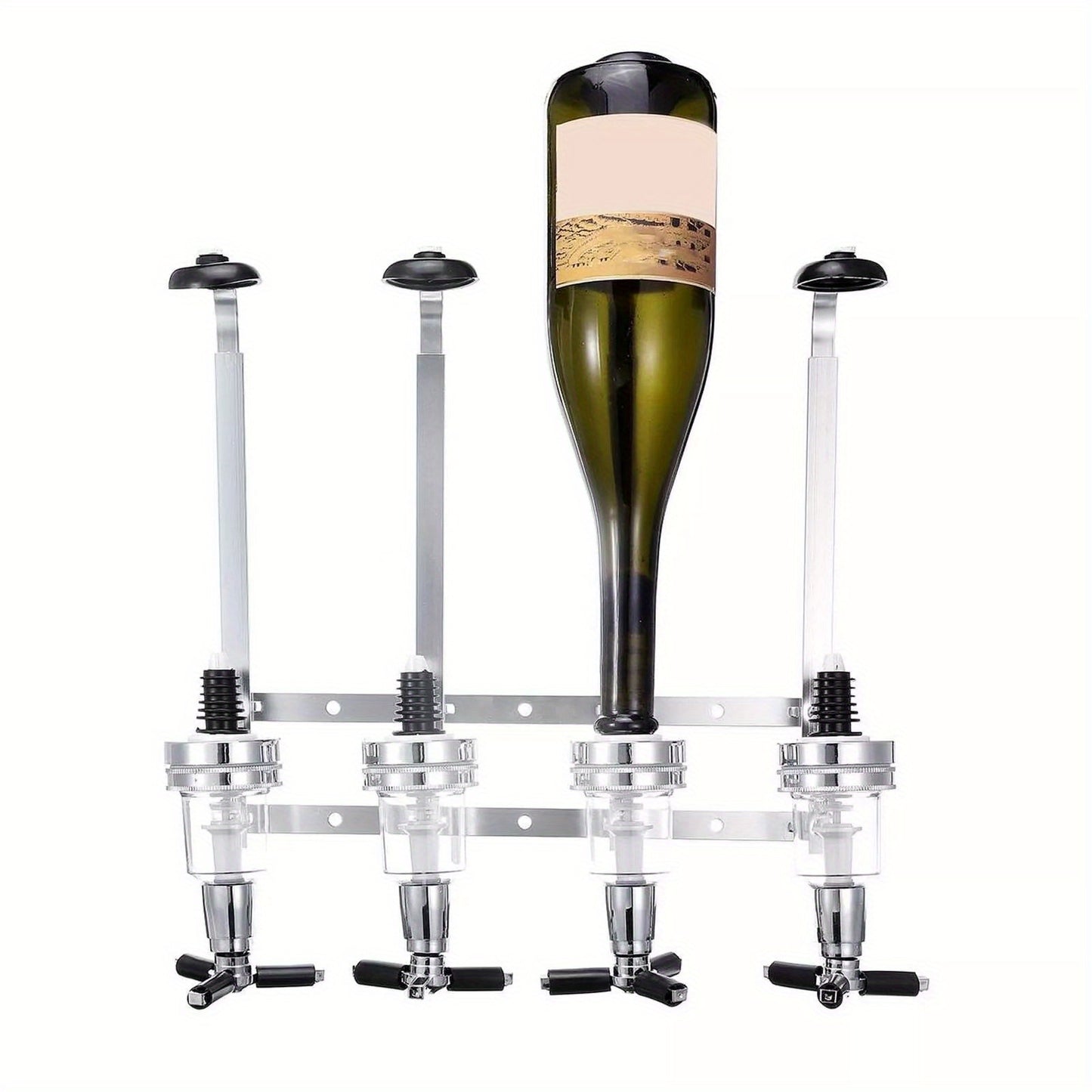 Getränkeportionierer Flaschenständer Getränkeausgabe 4 Flaschen Getränkeautomat - Kelche24