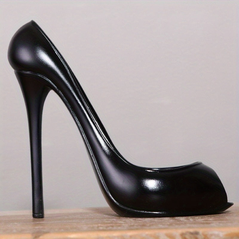 Elegantes Harz High Heel Schuhförmiges Weinregal - Stilvolles rotes und goldenes Display für Wohnkultur, perferkt für Geschenkidee