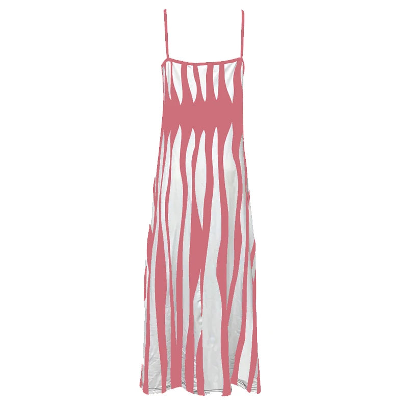 Damen Zebra Kleid - Kelche24