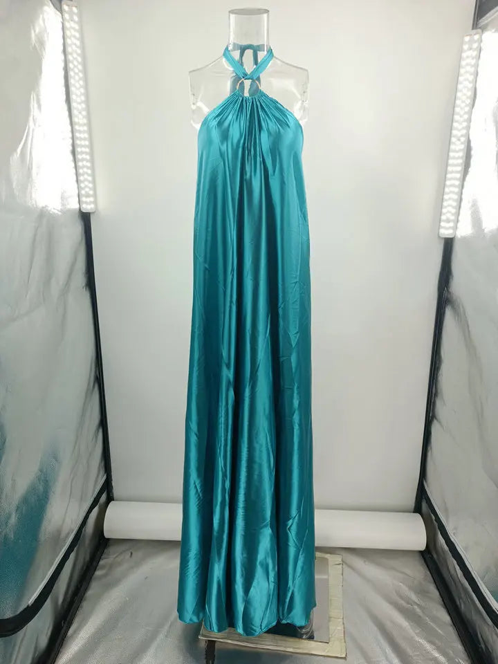 Damen Maxikleid A-linie - Kelche24