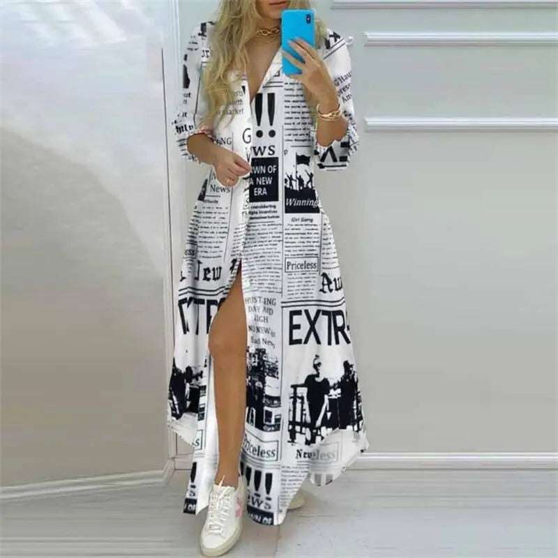 Sommer Maxikleid Boho Style - Kelche24