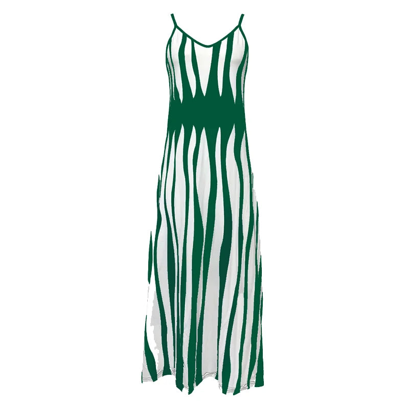 Damen Zebra Kleid - Kelche24