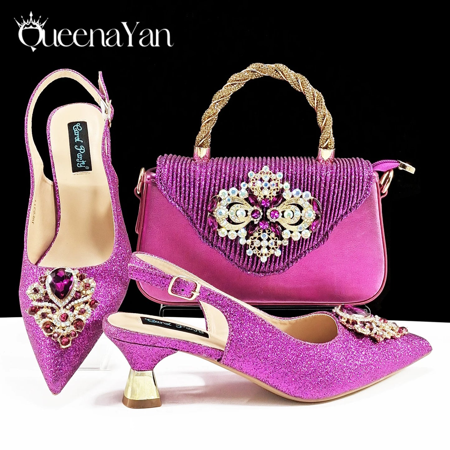 Hochzeitsset Tasche und Schuhe - Kelche24