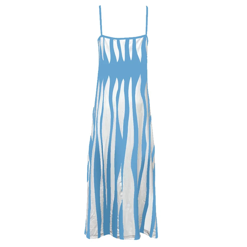 Damen Zebra Kleid - Kelche24