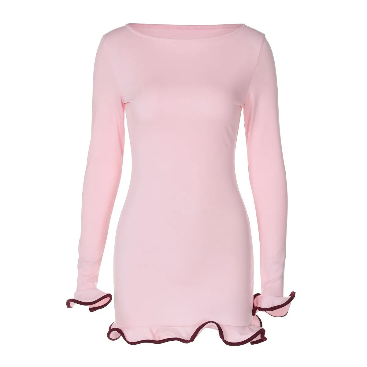 Sexy Wellen Kleid Damen - Kelche24
