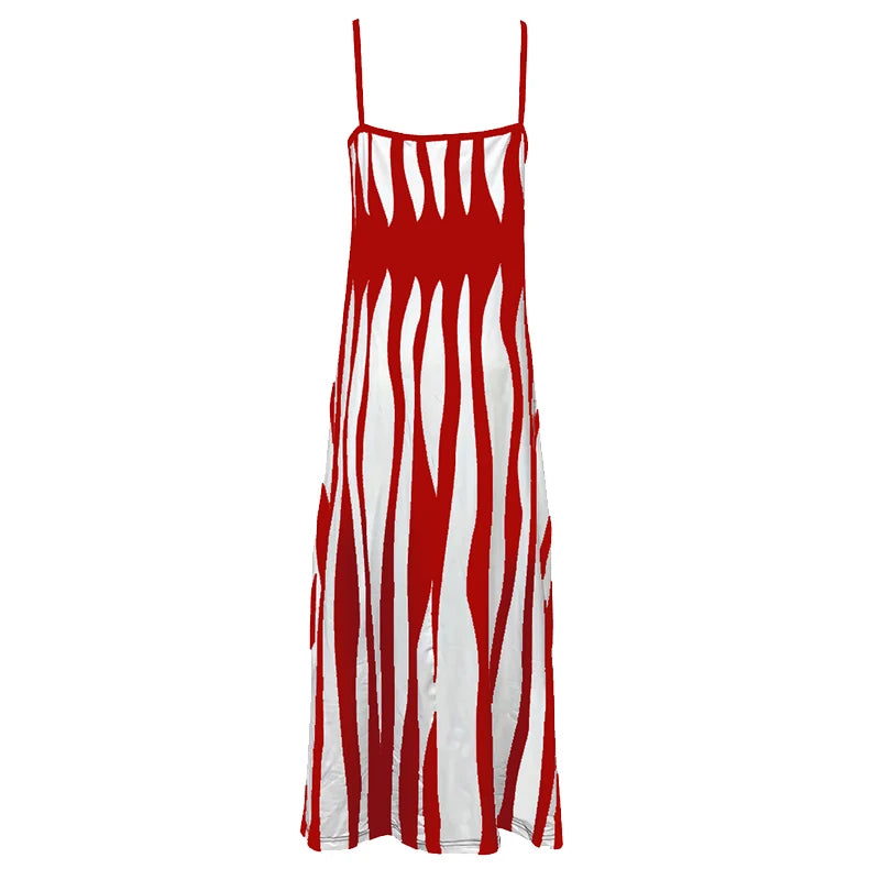 Damen Zebra Kleid - Kelche24