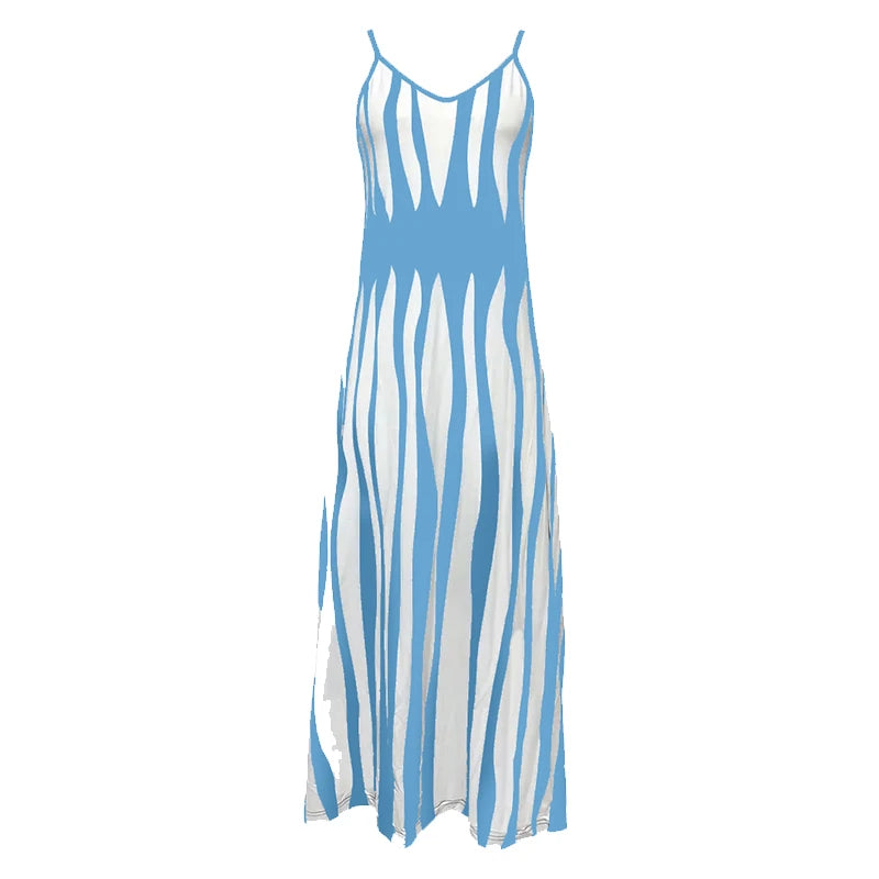 Damen Zebra Kleid - Kelche24