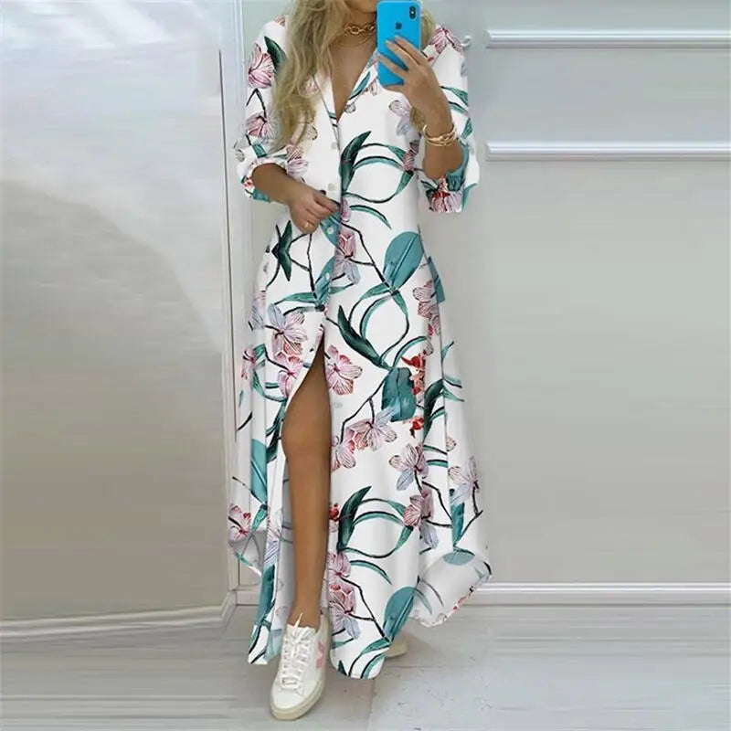 Sommer Maxikleid Boho Style - Kelche24