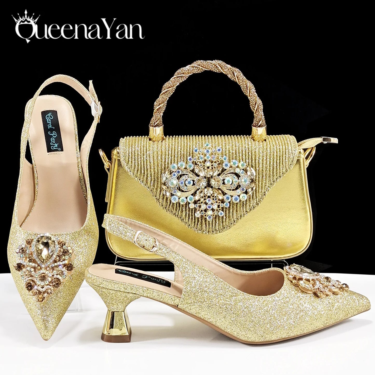 Hochzeitsset Tasche und Schuhe - Kelche24