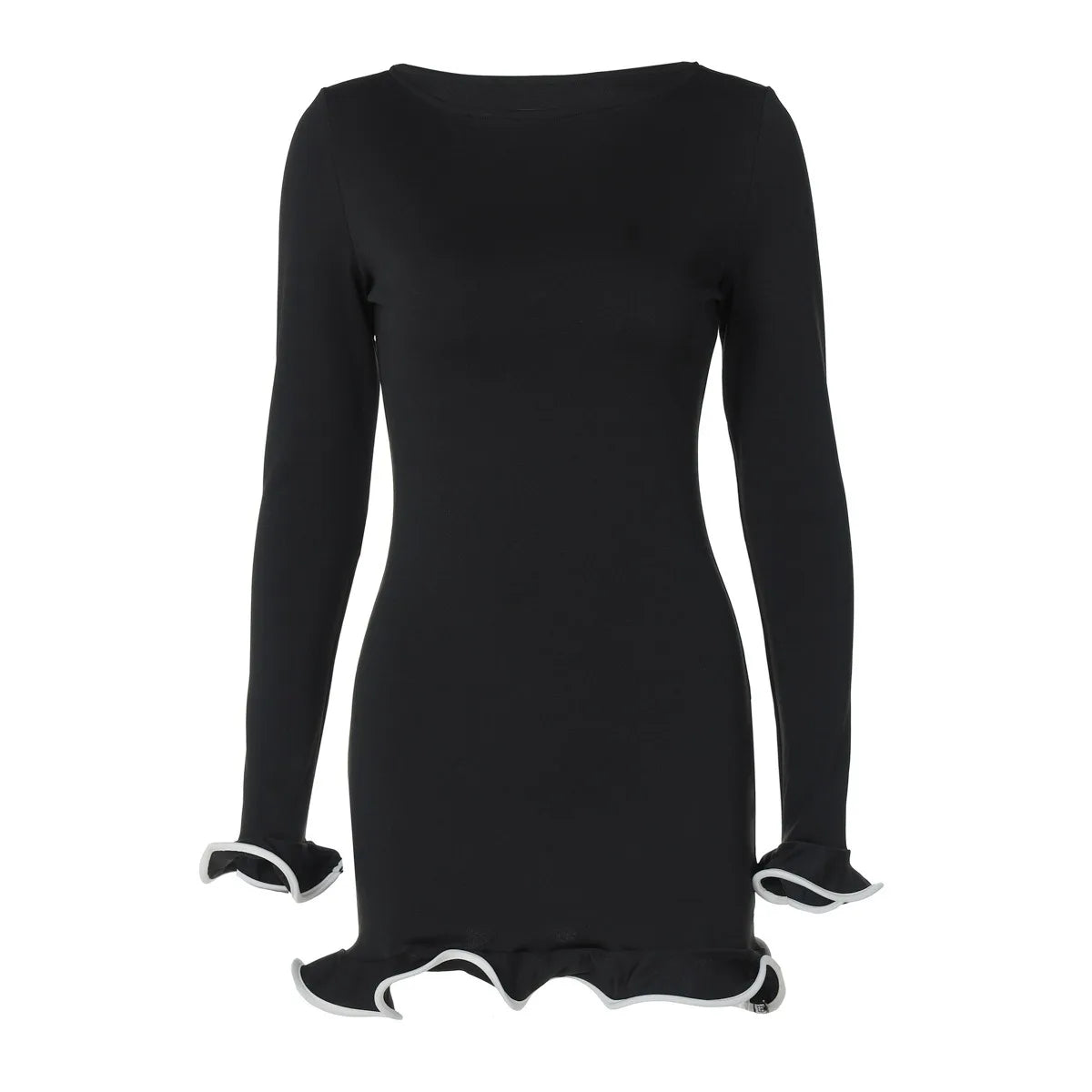 Sexy Wellen Kleid Damen - Kelche24