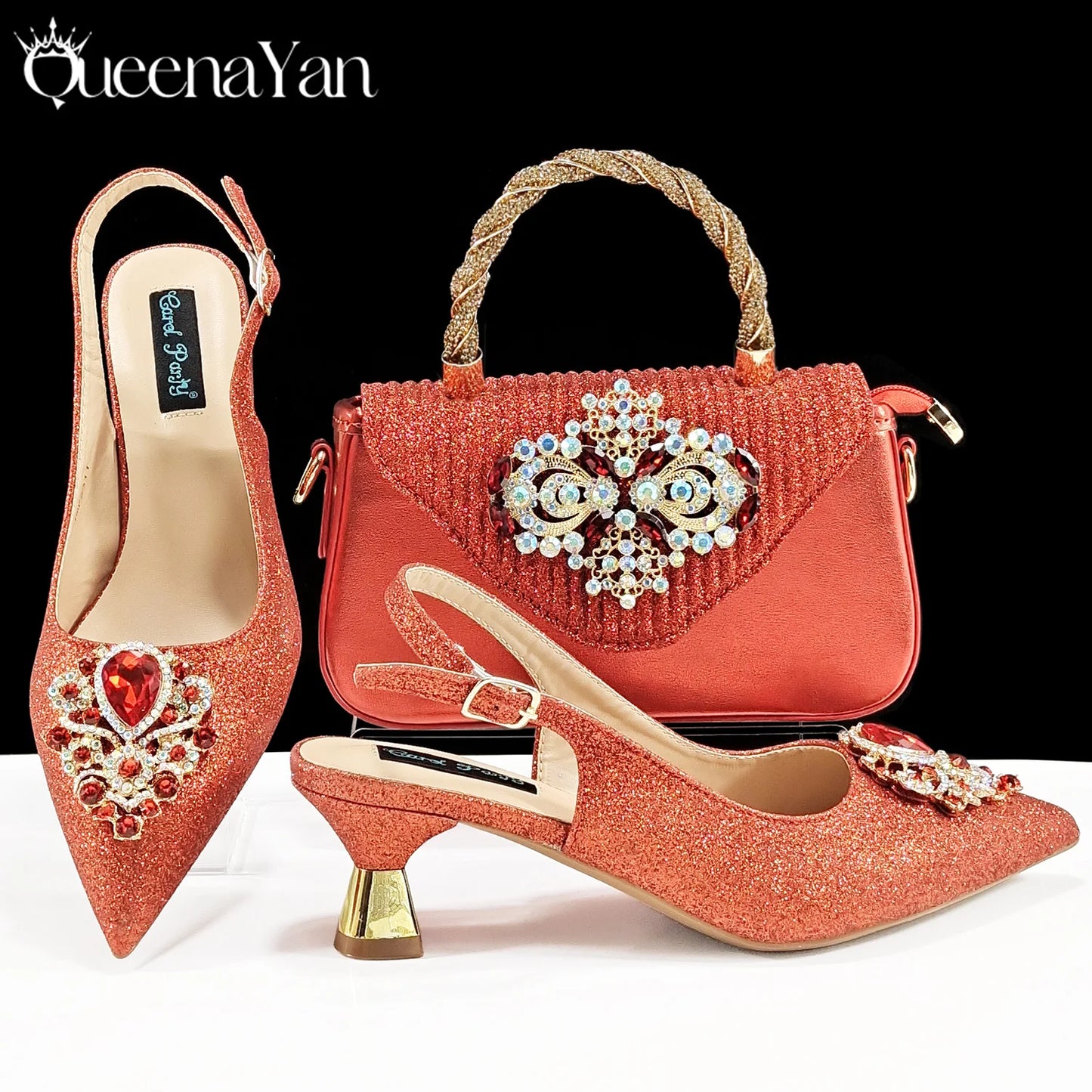 Hochzeitsset Tasche und Schuhe - Kelche24