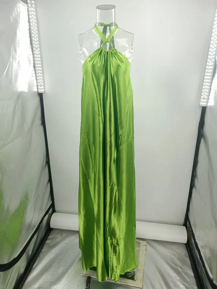 Damen Maxikleid A-linie - Kelche24
