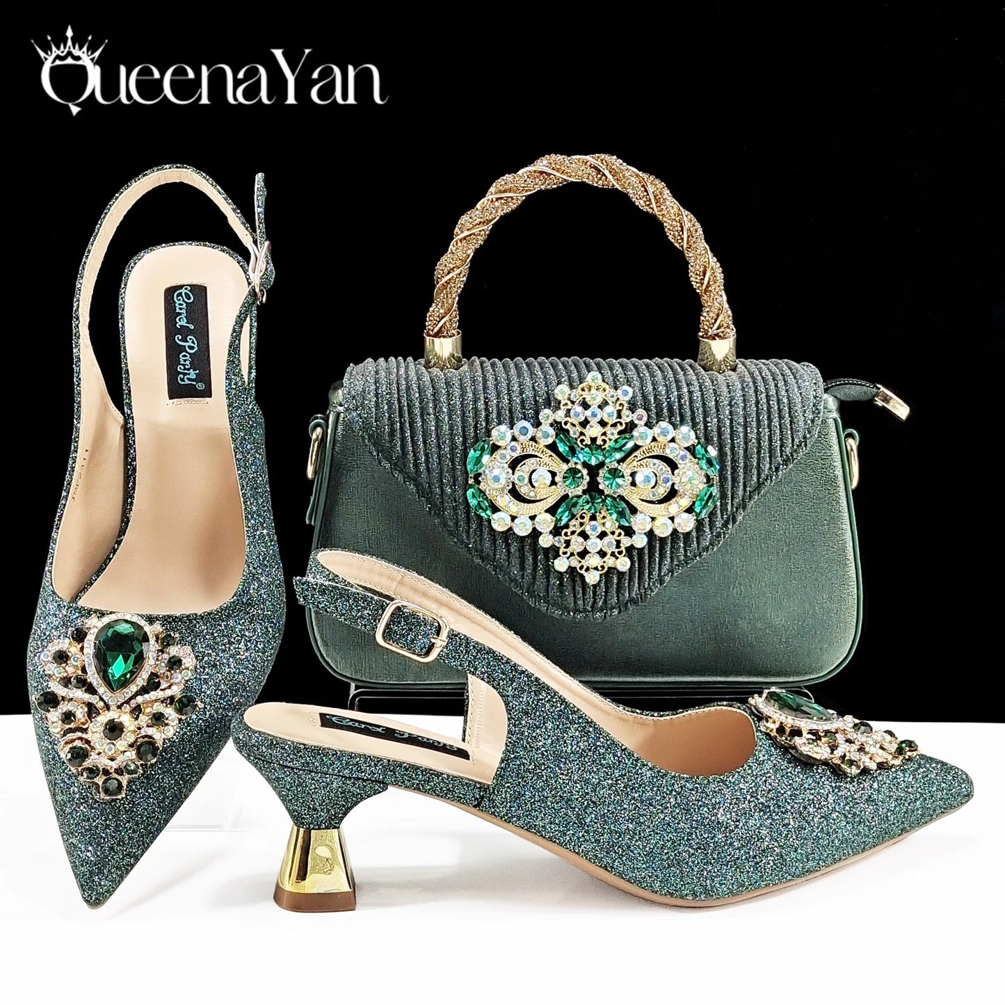 Hochzeitsset Tasche und Schuhe - Kelche24