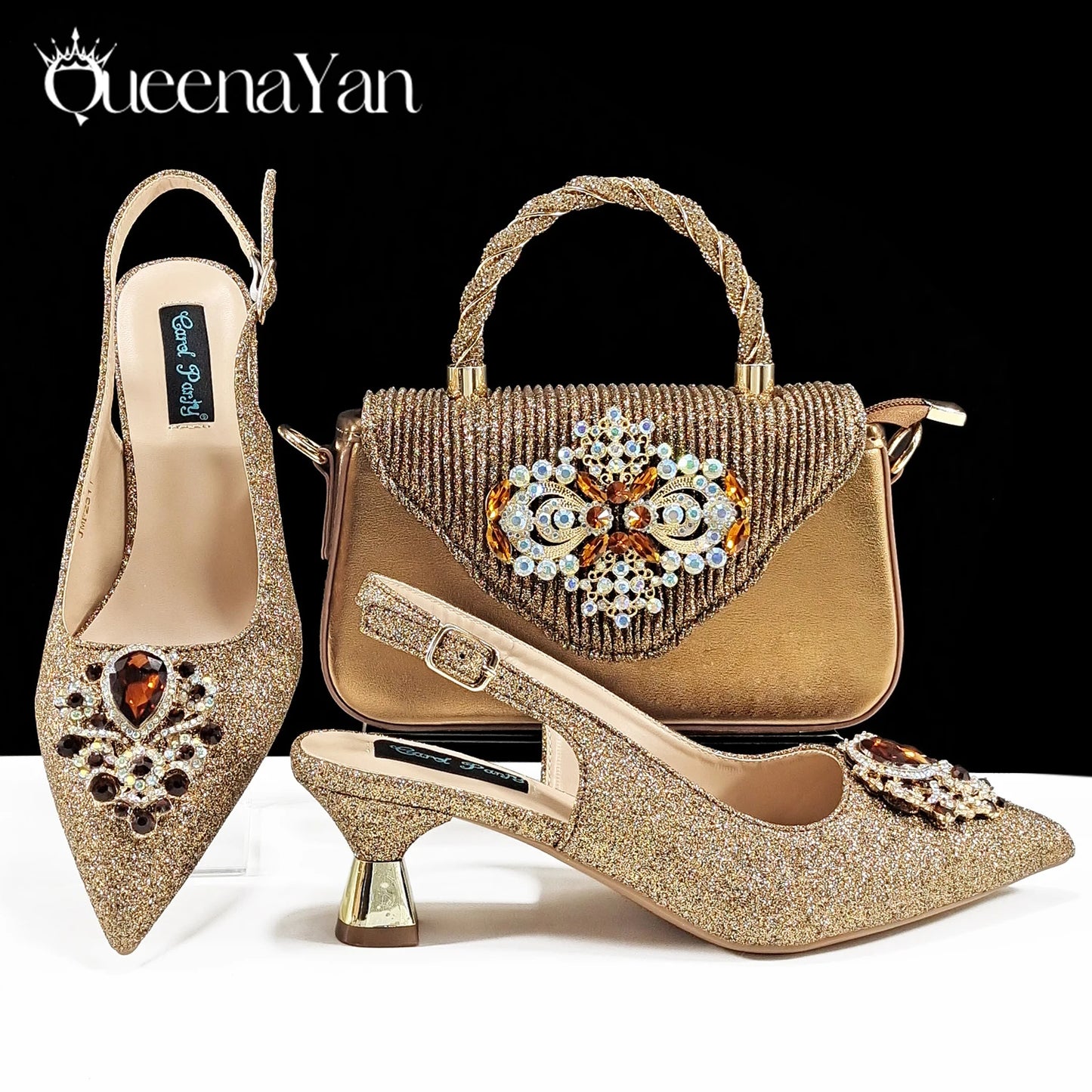 Hochzeitsset Tasche und Schuhe - Kelche24