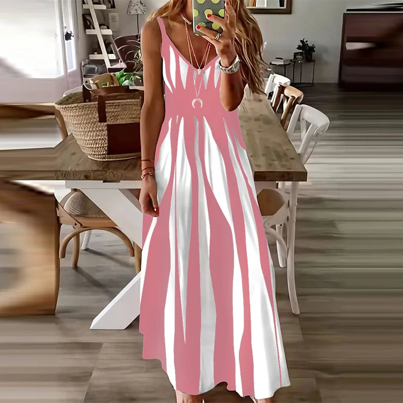 Damen Zebra Kleid - Kelche24
