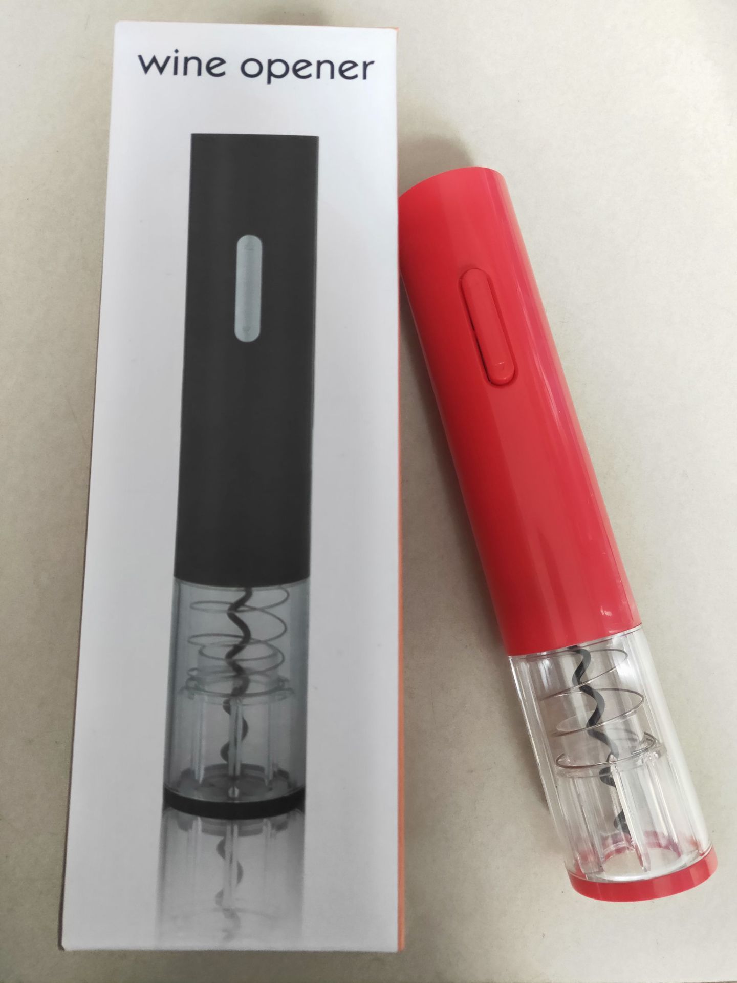 Elektrischer Weinöffner Automatischer Korkenzieher mit Folien-Schneider Weinflaschenöffner-Set - Kelche24