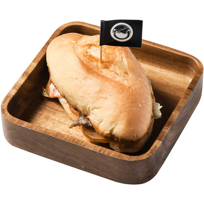 Frühstücksteller – Obstteller – Holz-Teller für westliche Küche - Kelche24