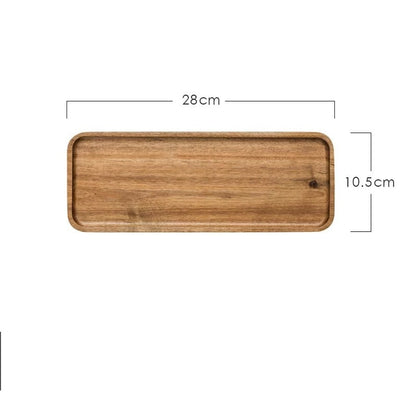 Frühstücksteller – Obstteller – Holz-Teller für westliche Küche - Kelche24