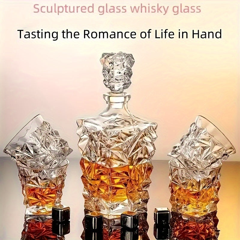 Set aus 4 Kristall-Whiskeygläsern – Elegante Gläser für Bar, Restaurant & Zuhause