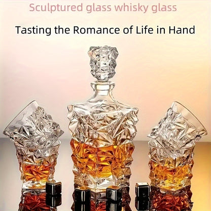 Set aus 4 Kristall-Whiskeygläsern – Elegante Gläser für Bar, Restaurant & Zuhause