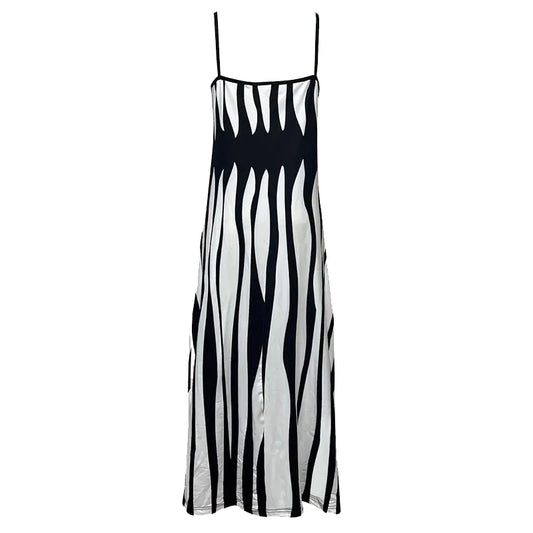 Damen Zebra Kleid - Kelche24