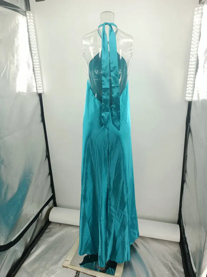 Damen Maxikleid A-linie - Kelche24