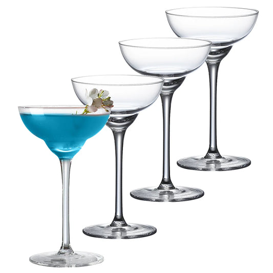 4PCS 130ml Margarita Glasses Cocktail Goblet Glasses Martini Glass Set Of 4 - Kelche24