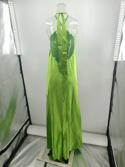 Damen Maxikleid A-linie - Kelche24