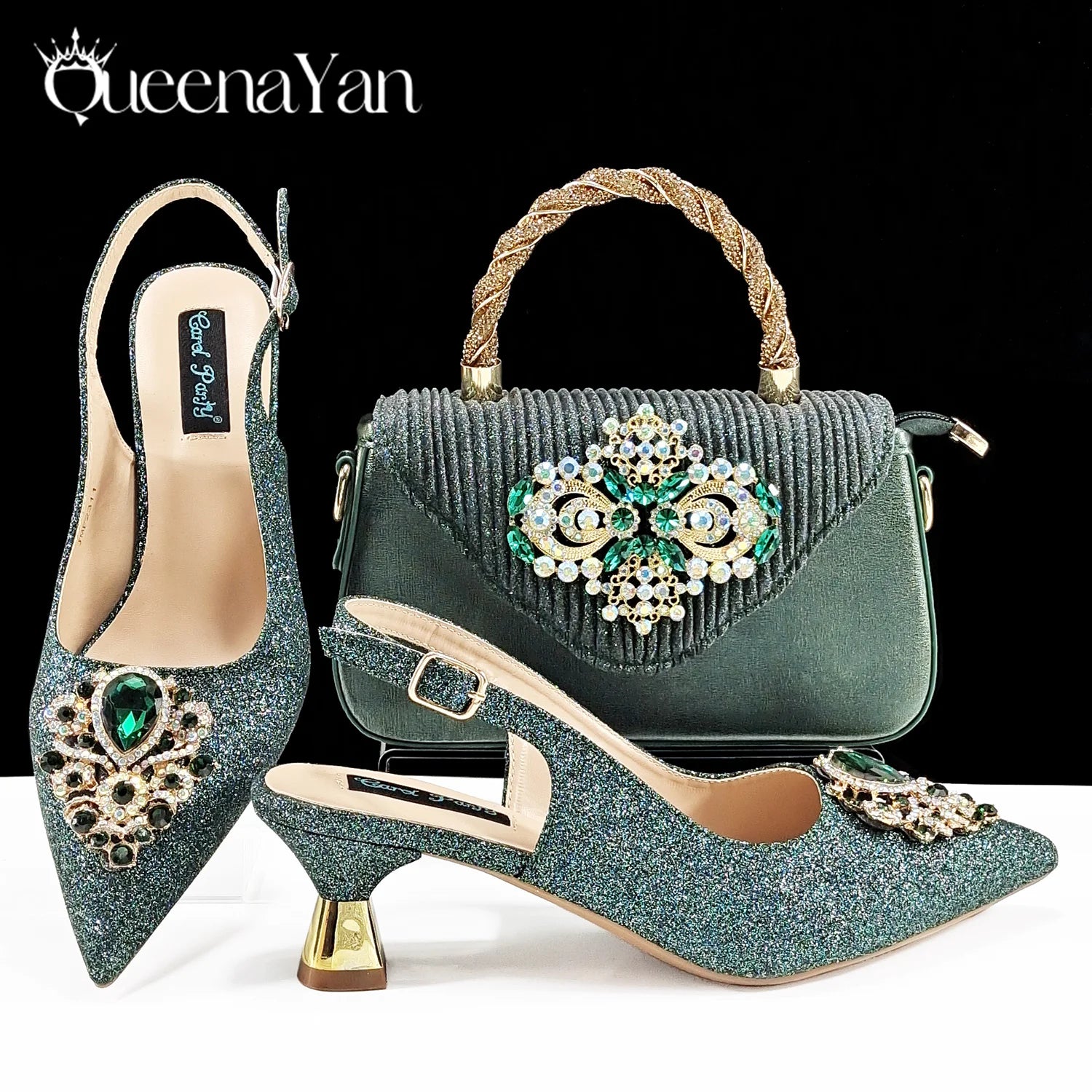 Hochzeitsset Tasche und Schuhe - Kelche24